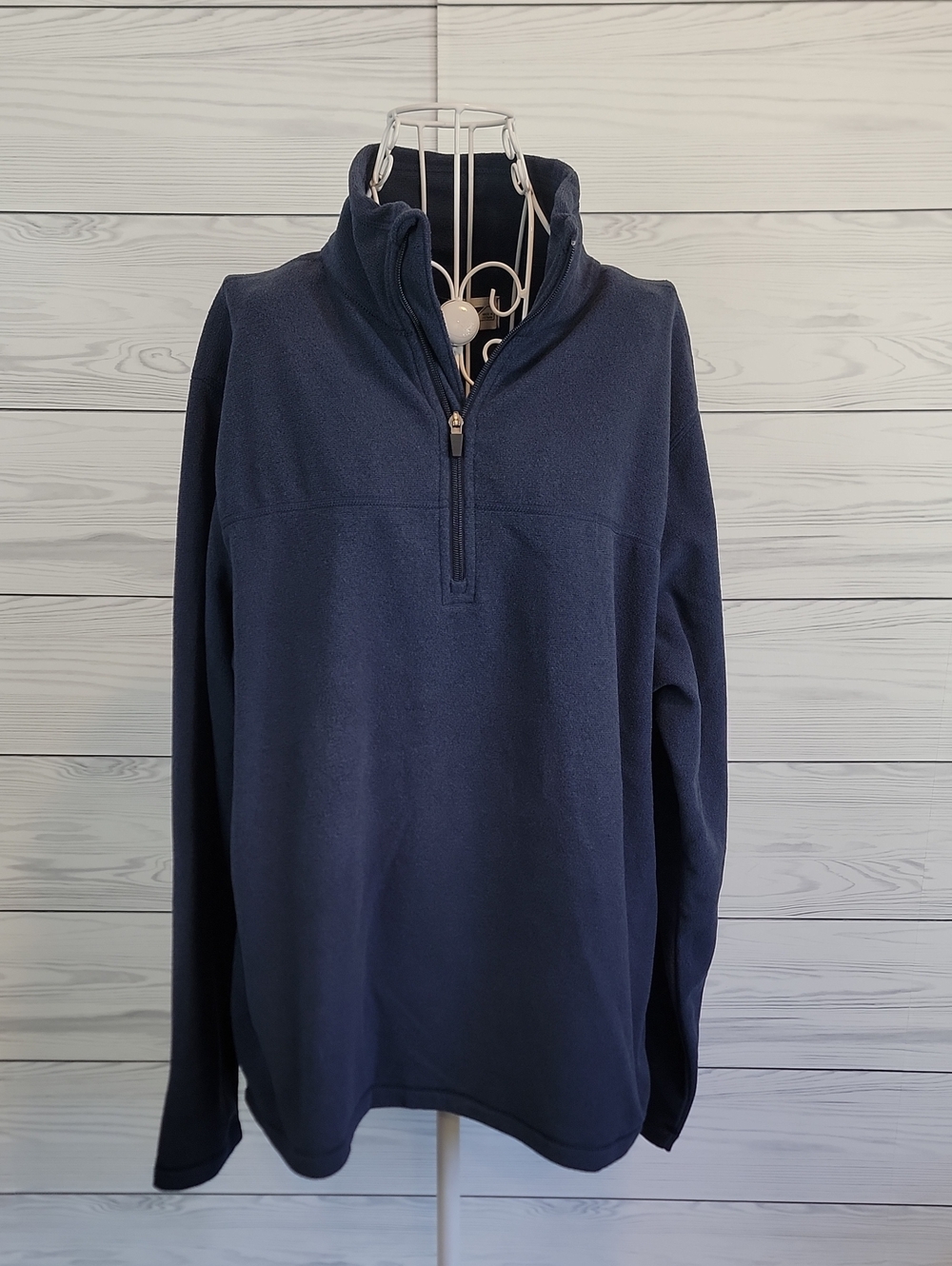 Alpine Design Men's Navy Half-Zip Fleece Pullover Size L NWT